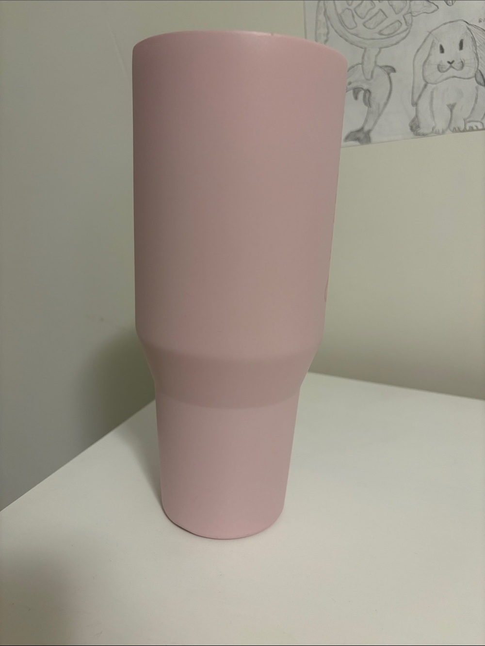 HydroJug in pink sand. Bottle and Straw (NO LID) - Picture 2 of 7